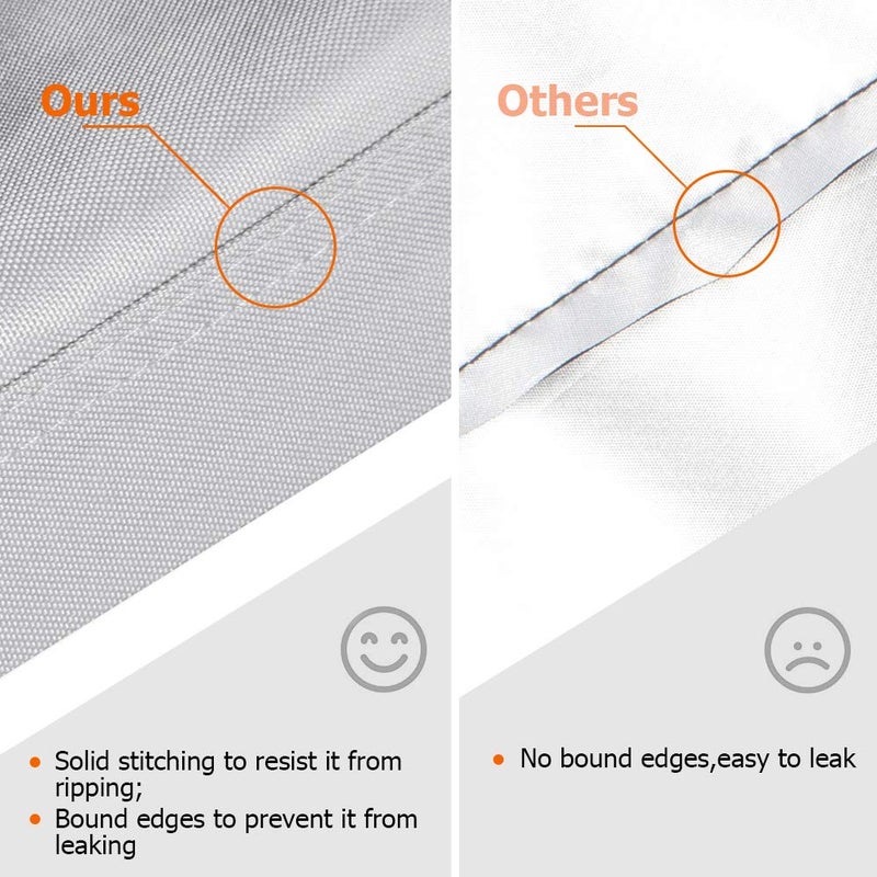 iCover غطاء وحدة التحكم في القارب iCOVER 600D مقاوم للماء من الدرجة البحرية لسيارات كارولينا سكيف، بوسطن وايلر، ماكو، إكسل باي برو، ويلكرافت وعلامات تجارية أخرى، 45" ارتفاع × 40" طول × 46" عرض - Image 5